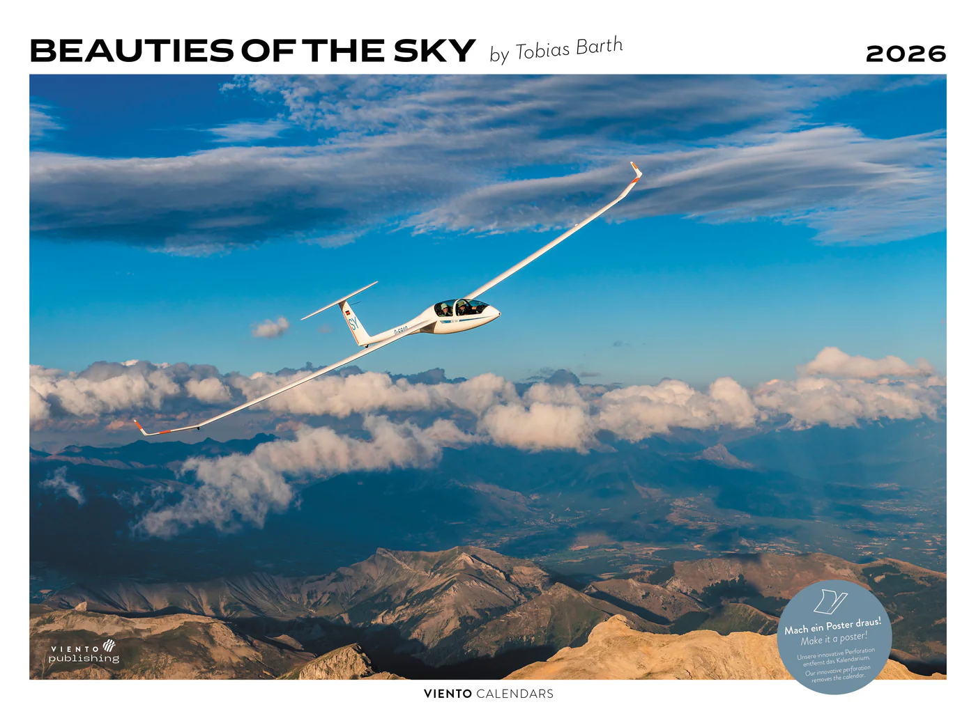 XXL Segelflugkalender 2026 »Beauties of the Sky«